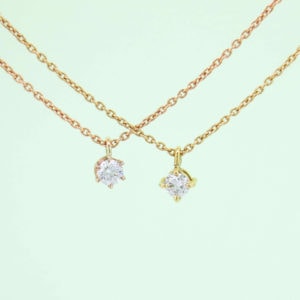 K18PG・YGスペシャルダイヤネックレス