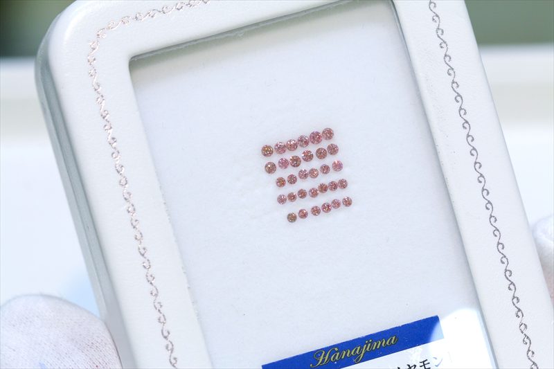 メレサイズのピンクダイヤモンド