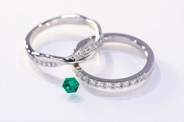 オーダーメイドのエメラルドジュエリー