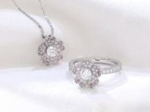 【新作】桜モチーフのリングとネックレス